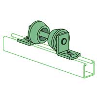 Unistrut-Pipe-Rollers-CAD-BIM