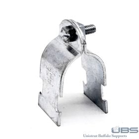 Unistrut P1111 SS: 1/2" Pipe Clamp for Rigid Steel Conduit, Type 304 Stainless Steel