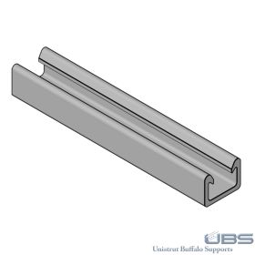 Light Duty 1-1/2" x 1-1/8" Fiberglass Unistrut Channel, Solid