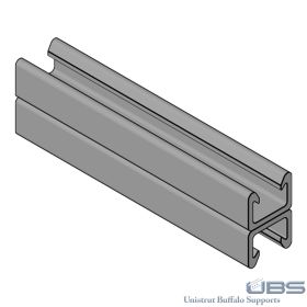 Light Duty 1-1/2" x 2-1/4" Fiberglass Unistrut Channel, Back to Back 