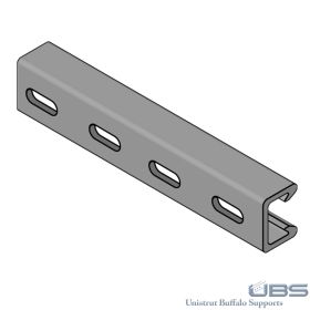 Light Duty 1-1/2" x 1-1/8" Fiberglass Unistrut Channel, Slotted