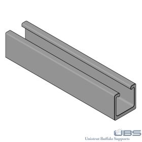 Heavy Duty 1-5/8" x 1-5/8" Fiberglass Unistrut Channel, Solid