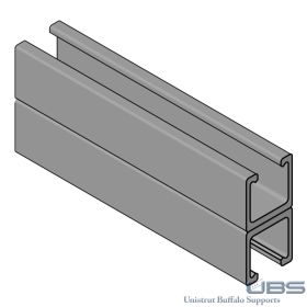 SST Profile, Heavy Duty 1-5/8" x 3-1/4" Fiberglass Unistrut Channel, Back to Back