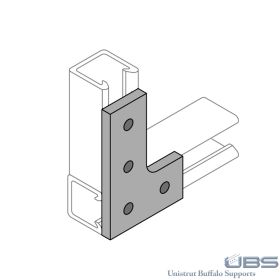 Fiberglass Unistrut L Shaped Brackets, 20P-2510, 20P-2810