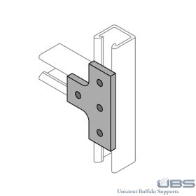 Fiberglass Unistrut T Shaped Bracket, 20P-2512, 20P-2812