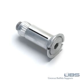 Lindapter Hollo Bolt Flush Fit Expansion Bolt, Flush Mount, Zinc Plated Plus JS500, 2" Length, 5/16" Bolt