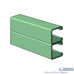 Unistrut P1001A 1-5/8'' x 3-1/4'' Combination Channel 