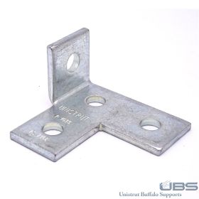 Unistrut P1035 4-Hole 90 Degree Bracket, Various Finishes