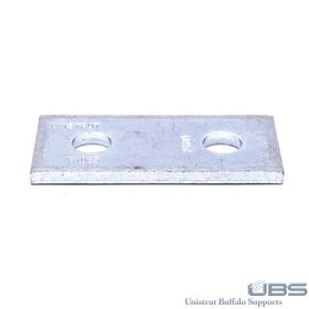 Unistrut P1065 2-Hole Flat Bracket, Various Finishes