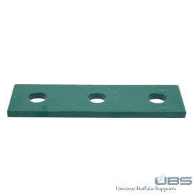 Unistrut P1066 3-Hole Flat Bracket, Various Finishes