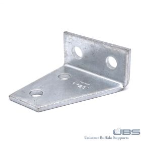 Unistrut P1291 4-Hole 90 Degree Bracket, Various Finishes