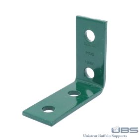 Unistrut P1325 GR: 90 Degree Bracket, Perma Green III, EA