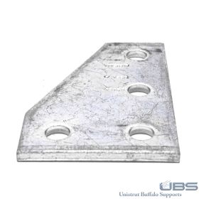 Unistrut P1380 4-Hole Flat Bracket, Various Finishes