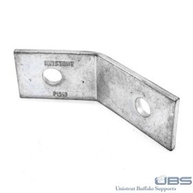 Unistrut P1546 2-Hole 45 Degree Bracket, Various Finishes