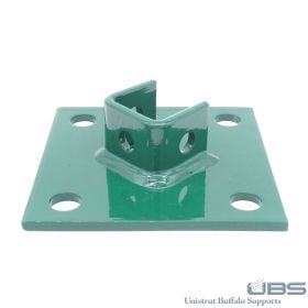 Unistrut P2072 GR Post Base for 1-5/8" Channel - P2072-GR (Options: Perma Green? III)