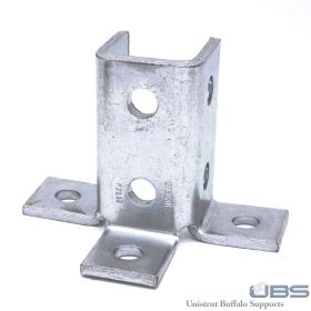 Unistrut P2228 9-Hole Wing Brackets, Various Finishes