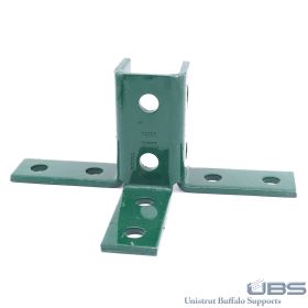 Unistrut P2229 12-Hole Wing Brackets, Various Finishes