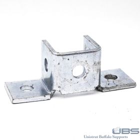 Unistrut P2345 5-Hole Wing Brackets, Various Finishes