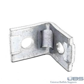 Unistrut P2626 EG: 90 Degree Bracket, Electro-Galvanized, EA