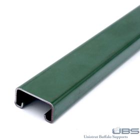 Unistrut P4100 Shallow Strut, 14 Ga, 10 FT, Green - P4100-10GR (Options: Perma Green? III, 10 Feet)