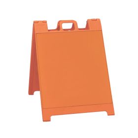 Squarecade 45'' and 36'' A-Frame Sign Stand with Legend - 136-LGDG Orange (Options: Orange, Diamond Grade Sheeting, 36