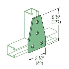 4 Hole Flat Plate Fitting