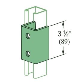 Unistrut P1376 SS U Shaped Bracket - P1376-SS (Options: Stainless Steel Options: Type 304)