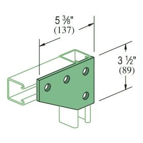 4 Hole Flat Plate Fitting