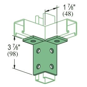 Unistrut P2224-GR Wing Bracket