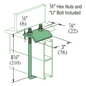 Unistrut P2787 EG U Bolt Beam Clamp - P2787-EG