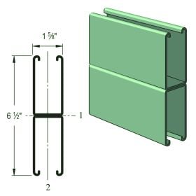 Unistrut P5001 Double Sided Strut Channel, 20 FT, Pre-Galv - P5001-20PG (Options: Pre-Galvanized Zinc, 20 Feet)