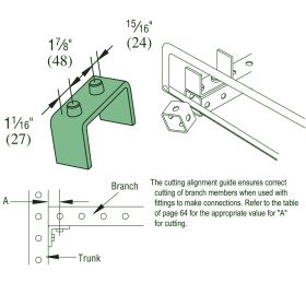 Unistrut P9207 Telestrut Cutting Alignment Angle Gauge - P9207-EG