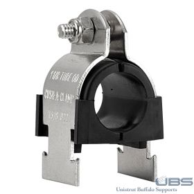 Cush a Clamp Cushioned Pipe Clamps, Electro Galvanized - 053N060 (Options: 3-1/8" Tube)