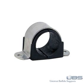 Omega Cushion Clamps 2 Hole Pipe Straps 304 Stainless Steel - 004MS007 (Options: 1/4" Tube)