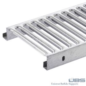 14 GA x24 ft Smooth Grate Lock Grating PLANK, Pre-Galvanized