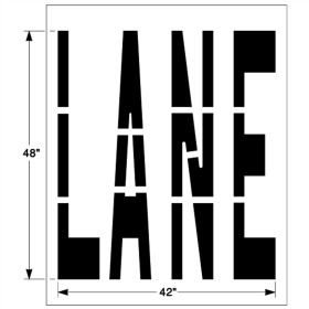 48 Inch Federal LANE - 1/8 Inch (125 mil)