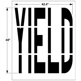 48 Inch Federal YIELD - 1/8 Inch (125 mil)