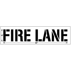 12 Inch FIRE LANE - 1/8 Inch (125 mil)