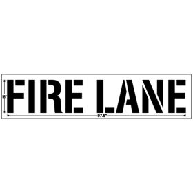 18 Inch FIRE LANE - 1/8 Inch (125 mil)