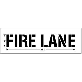 6 Inch FIRE LANE - 1/8 Inch (125 mil)