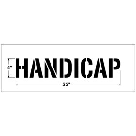 4 Inch HANDICAP - 1/8 Inch (125 mil)