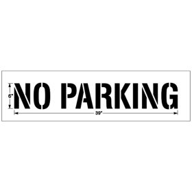 6 Inch NO PARKING - 1/8 Inch (125 mil)