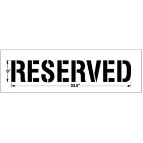 6 Inch RESERVED - 1/8 Inch (125 mil)