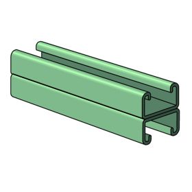 UNISTRUT A3301 1-1/4" x 1-1/2" Double Channel, 14 Gauge