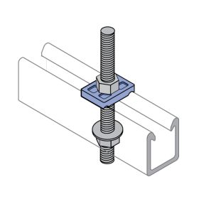 Fiberglass Unistrut Saddle Clip - 200-4342 (Options: 3/4")