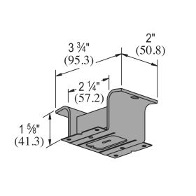 Unistrut M24-EG Concrete Spot Insert, Electro-Galvanized