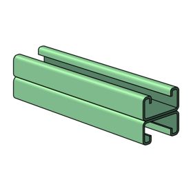 UNISTRUT P4101 1-5/8" x 1-5/8" Double Channel, 14 Gauge